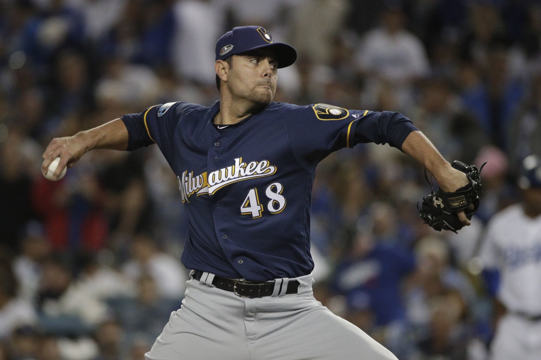 Dodgers 2, Brewers 1